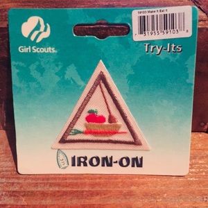 Girl Scout patch make it eat it